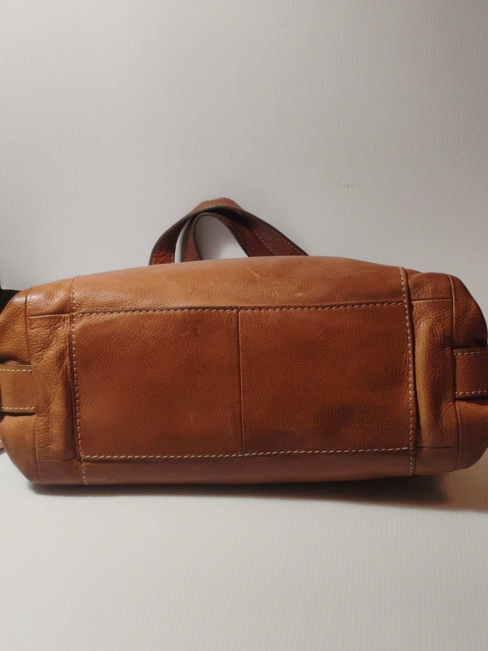 Fossil Vintage Cognac Leather Hobo With Wallet 2 Pieces For One Price - Picture 7 of 11